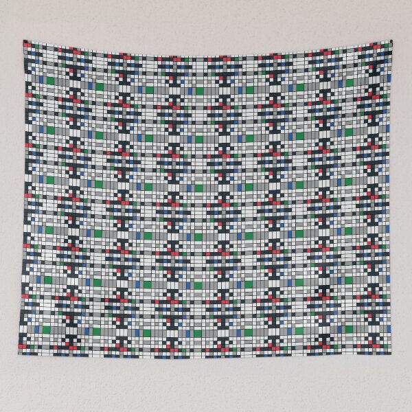 Item preview, Astronaut Space Robotic Body Pixel Pattern designed and sold by IPattern.