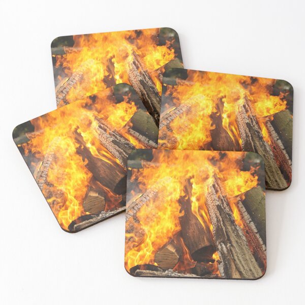 Item preview, Blazing campfire designed and sold by wineandwords.