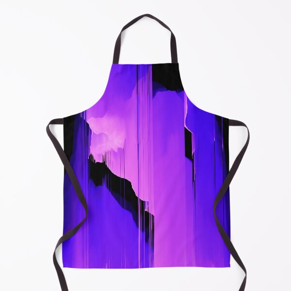 Item preview, Retro Wave Neon Storm - Glitch Art Print designed and sold by burning.