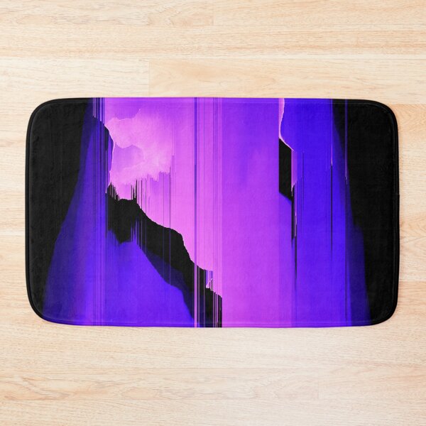 Item preview, Retro Wave Neon Storm - Glitch Art Print designed and sold by burning.