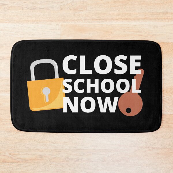 Item preview, Close School Now Lock and Key Design 2 designed and sold by SweetAndSpice.