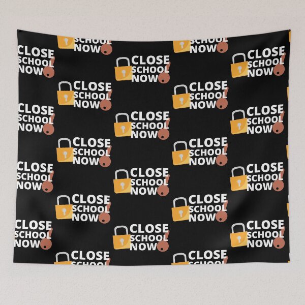 Item preview, Close School Now Lock and Key Design 2 designed and sold by SweetAndSpice.