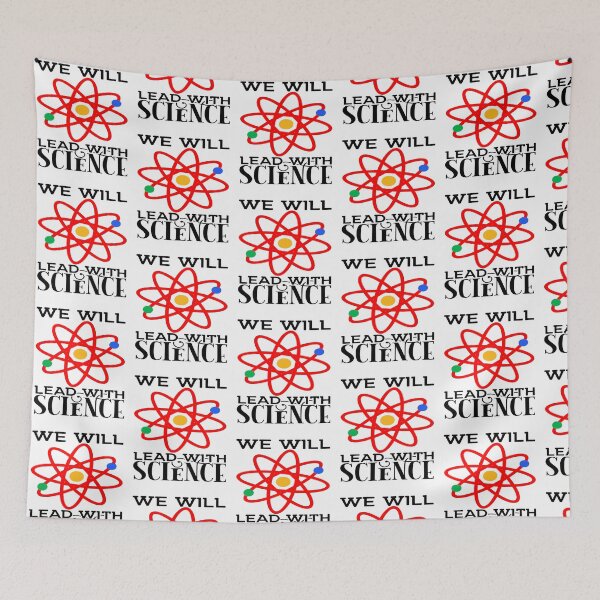 Item preview, We Will Lead With Science gift idea for teachers  designed and sold by BRtisticDesigns.