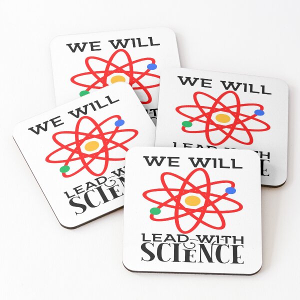 Item preview, We Will Lead With Science gift idea for teachers  designed and sold by BRtisticDesigns.