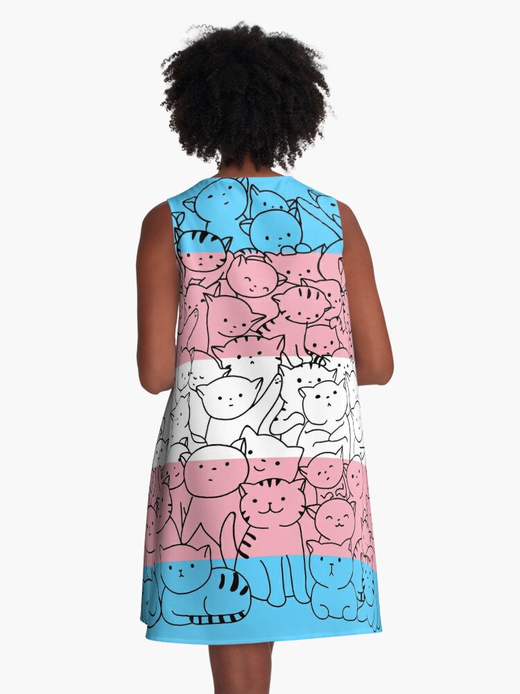 Trans flag sale dress