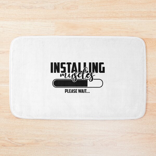 Item preview, Muscles Loading, funny gift for men & women who love lifting weights designed and sold by BRtisticDesigns.