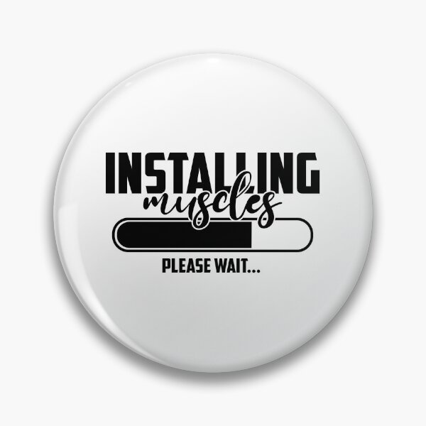 Item preview, Muscles Loading, funny gift for men & women who love lifting weights designed and sold by BRtisticDesigns.