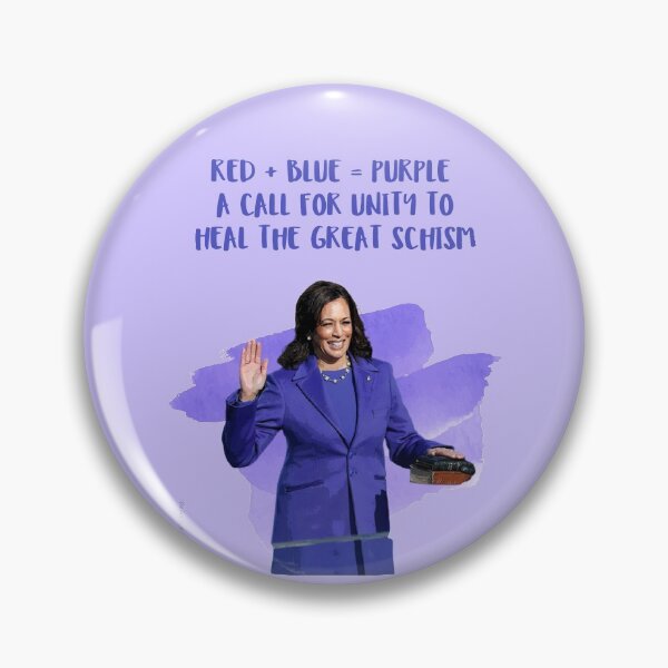 Item preview, Kamala Harris wearing purple on Inauguration Day  designed and sold by SerenaChoe.