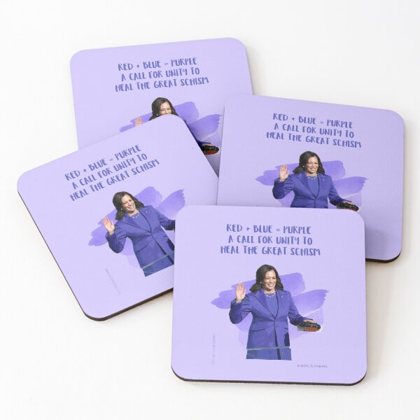 Item preview, Kamala Harris wearing purple on Inauguration Day  designed and sold by SerenaChoe.