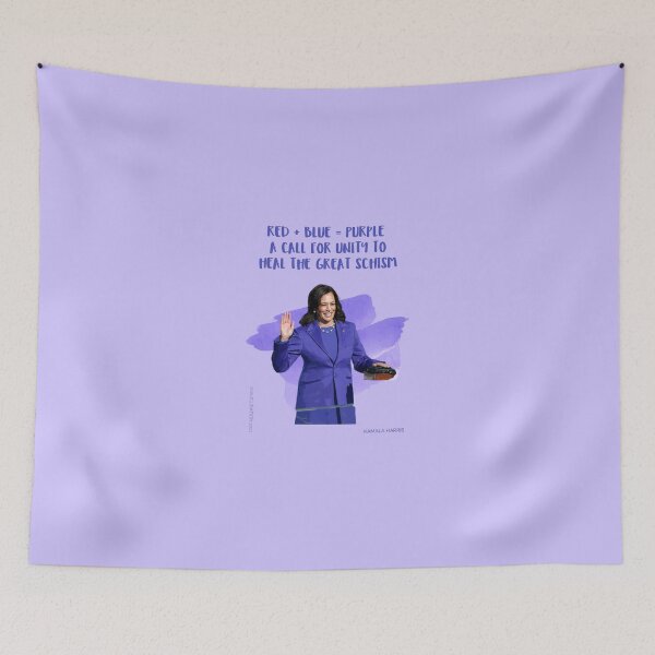 Item preview, Kamala Harris wearing purple on Inauguration Day  designed and sold by SerenaChoe.