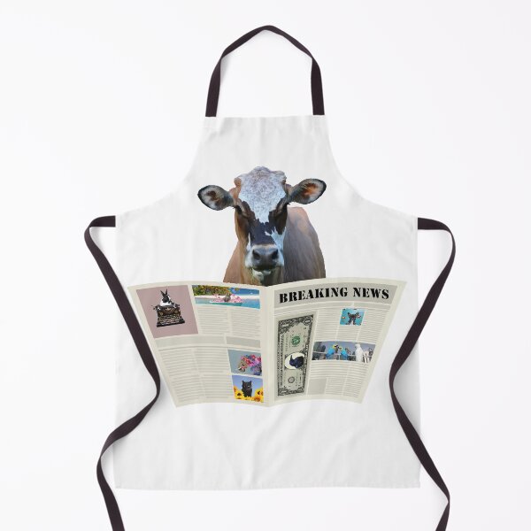 Item preview, Newspaper Breaking News Cow - Author Journalist designed and sold by Move-Art.