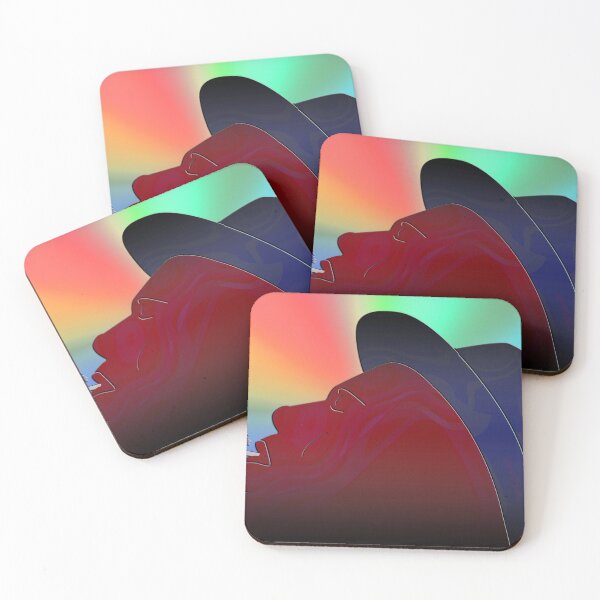 Item preview, Portrait of Thelonious Monk Colorful Silhouette Smoking  designed and sold by ibadishi.