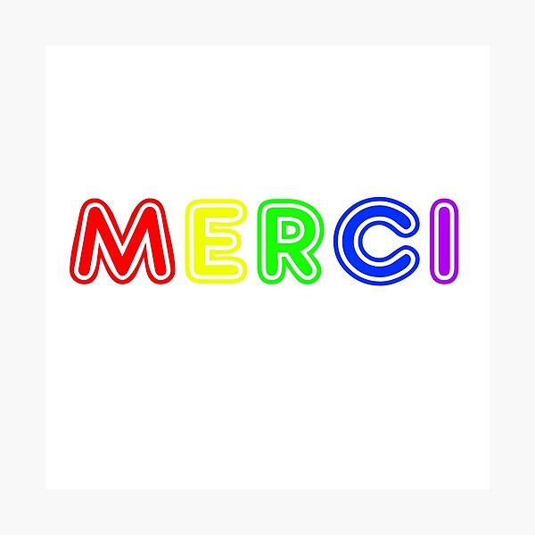 Item preview, Merci designed and sold by Han Zo.