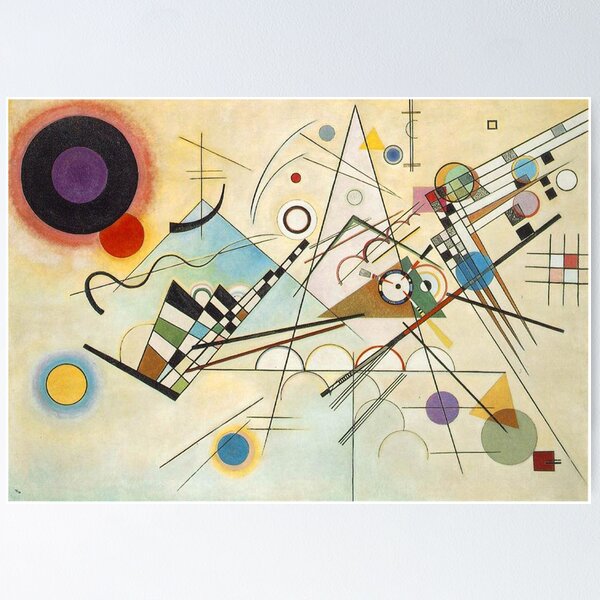 Item preview, Kandinsky painting designed and sold by Vintage Designs +.