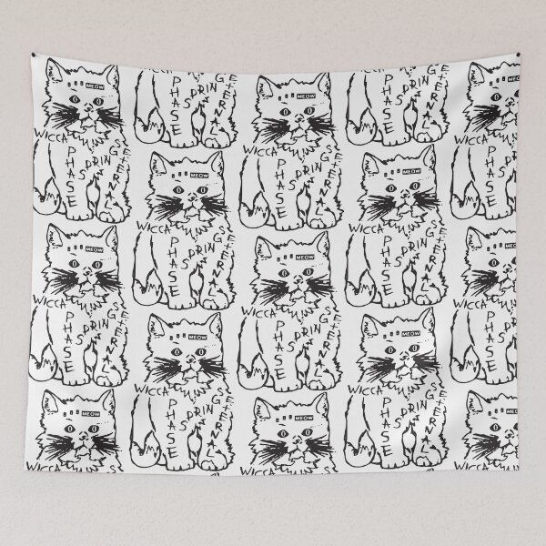 Item preview, Wicca Phase Springs Eternal KITTY CAT Shirt designed and sold by jason tully.
