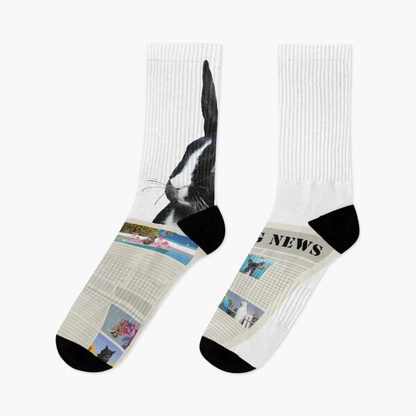Item preview, Newspaper Breaking News Bunny Rabbit - Author Journalist designed and sold by Move-Art.