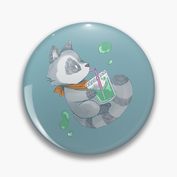 Item preview, Bubble Tea Raccoon designed and sold by SimZz-Ink.