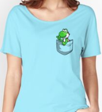 Pocket Yoshi Tshirt Women's Relaxed Fit T-Shirt