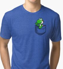 Pocket Yoshi Tshirt Tri-blend T-Shirt