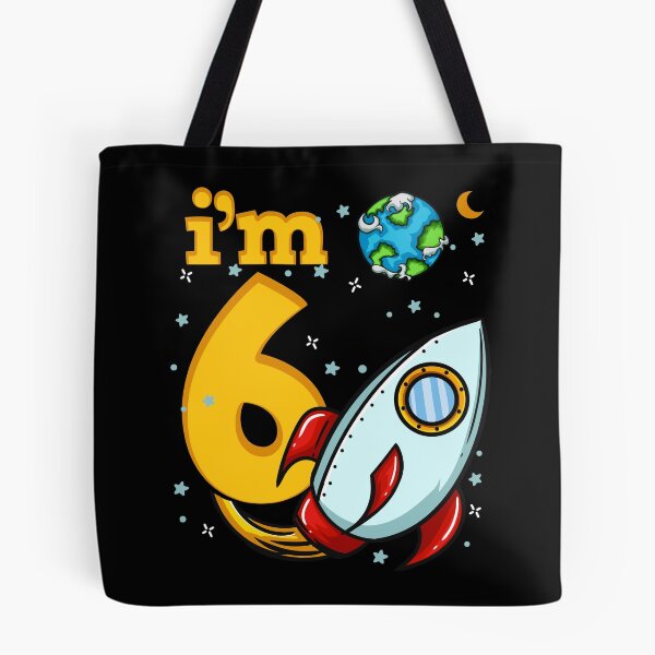 Item preview, 6th Birthday Space Ship Six Years Old designed and sold by CreativeGiftShp.