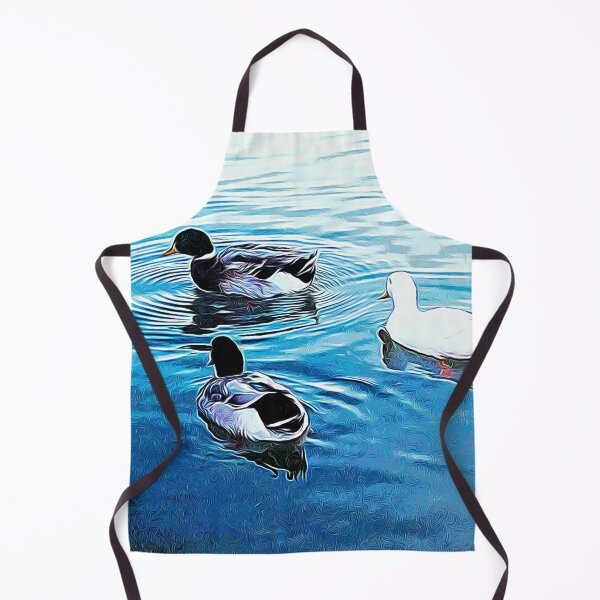 Item preview, White and black Ducks drawing-photography designed and sold by wiwiart.