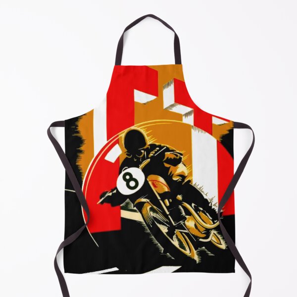 Item preview, "MOTORCYCLE GRAND PRIX" Vintage RACING Advertising Print designed and sold by posterbobs.