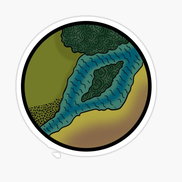Item preview, river designed and sold by lalatrash.