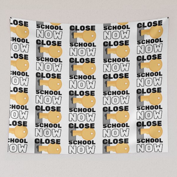 Item preview, Close School Now Yellow Keys Design designed and sold by SweetAndSpice.