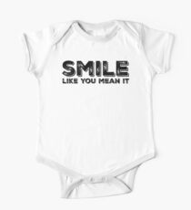 Smile Like You Mean It One Piece - Short Sleeve