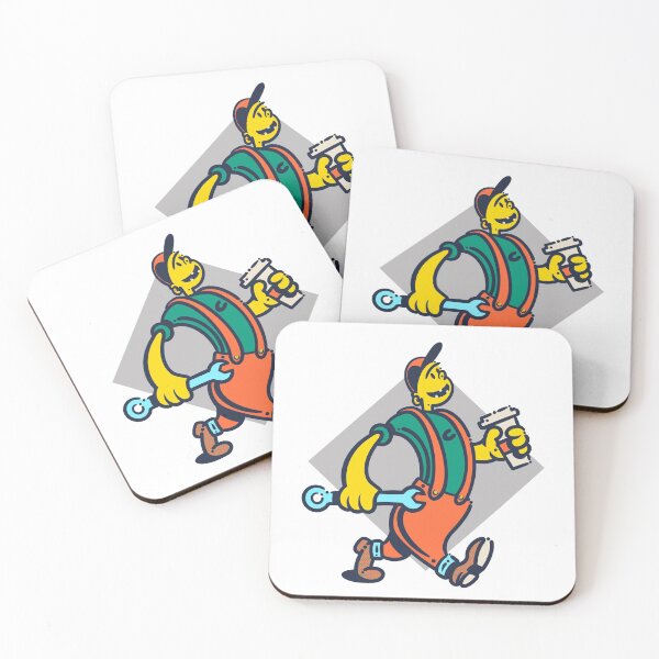 Item preview, Coffee Mechanic fun character designed and sold by cappobeano.