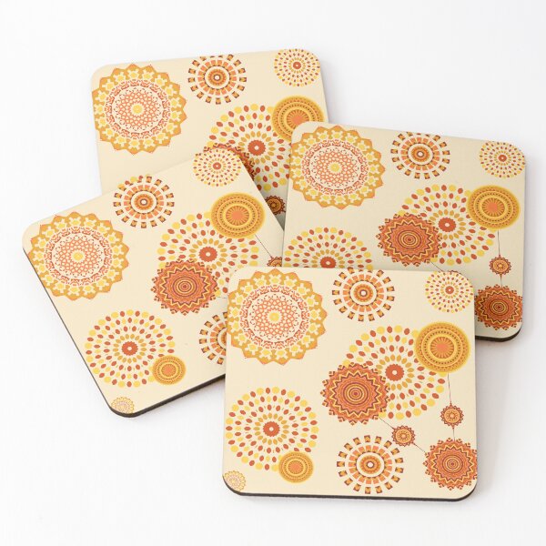 Item preview, Decorative Mandala Oranges Gift - Mandala Scrubs designed and sold by hyggekrog.