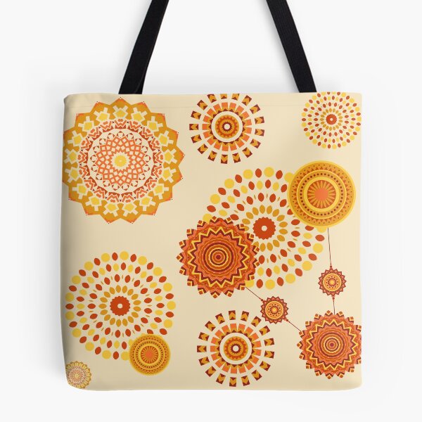Item preview, Decorative Mandala Oranges Gift - Mandala Scrubs designed and sold by hyggekrog.