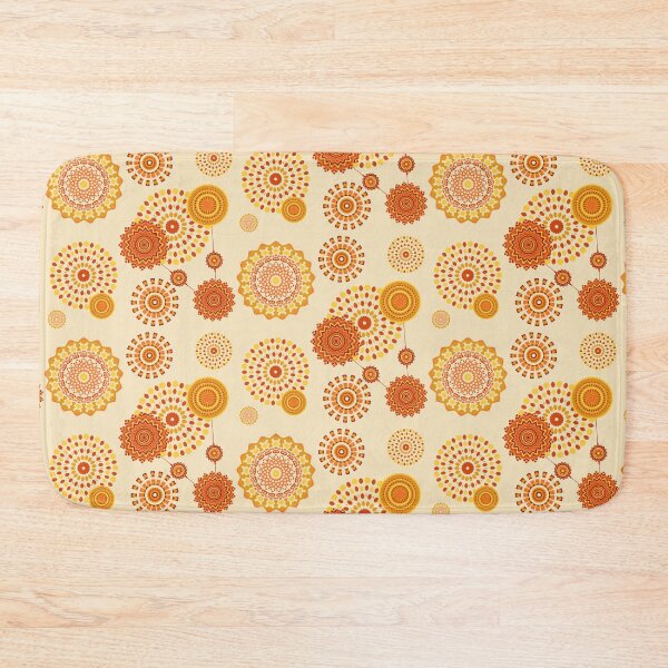 Item preview, Decorative Mandala Oranges Gift - Mandala Scrubs designed and sold by hyggekrog.