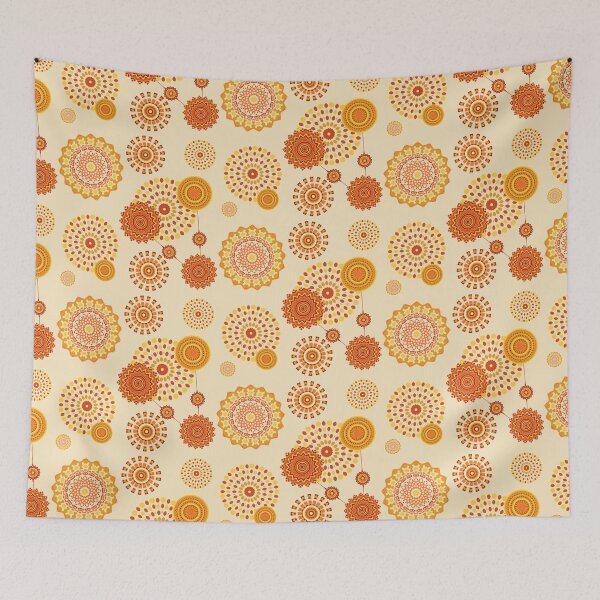 Item preview, Decorative Mandala Oranges Gift - Mandala Scrubs designed and sold by hyggekrog.