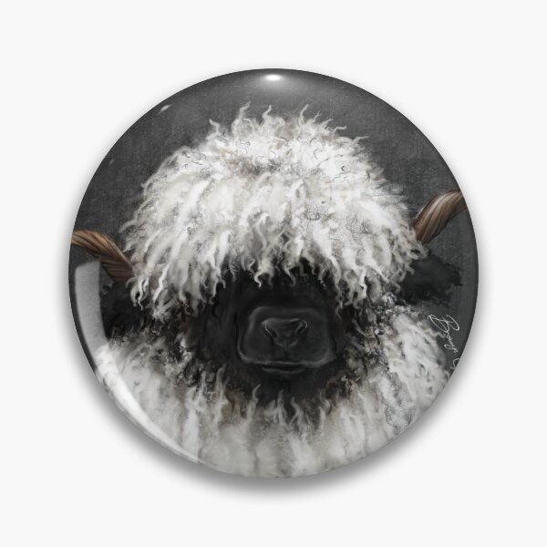 Item preview, Bo Sheep. Valais Blacknose Sheep.  designed and sold by Bronwyn Gilgallon Art.