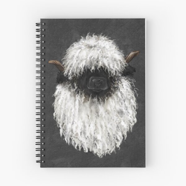 Item preview, Bo Sheep. Valais Blacknose Sheep.  designed and sold by Bronwyn Gilgallon Art.