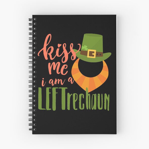 Item preview, Kiss me im a LEFTrechaun designed and sold by DesignsByRisa.