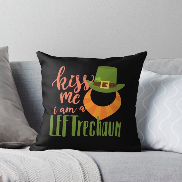 Item preview, Kiss me im a LEFTrechaun designed and sold by DesignsByRisa.