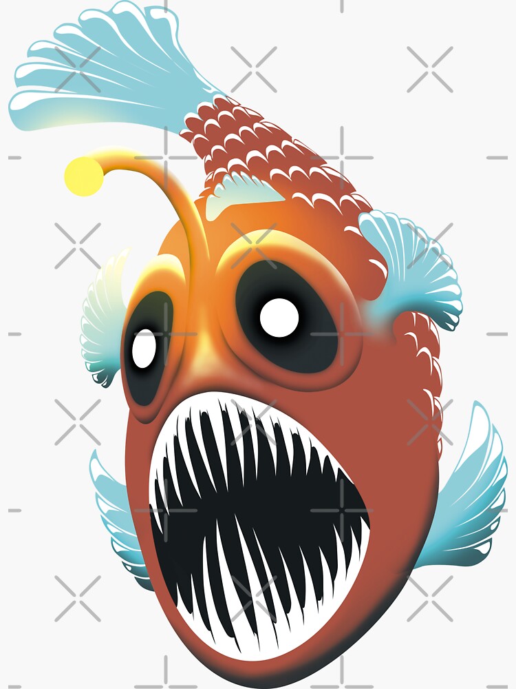 Anglerfish Deep Sea Creatures Angler Fish Sea Monster Zip Hoodie