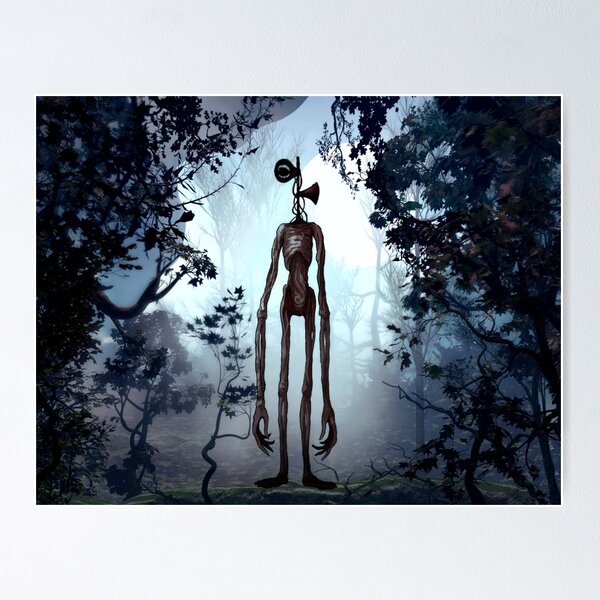 Vista previa del artículo con la obra «Cabeza de sirena en bosque oscuro», diseñado y vendido por Nishad4.