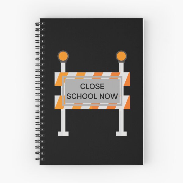 Item preview, Close School Now Red Black Design designed and sold by SweetAndSpice.