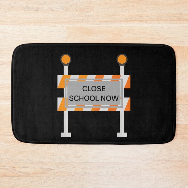 Item preview, Close School Now Red Black Design designed and sold by SweetAndSpice.