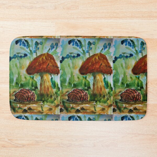 Item preview, hedgehog in bluebells designed and sold by Inese.