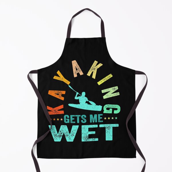 Item preview, kayaking gets me wet, funny vintage retro sunset kayak, unique gifts for kayaker designed and sold by PRINTED ..