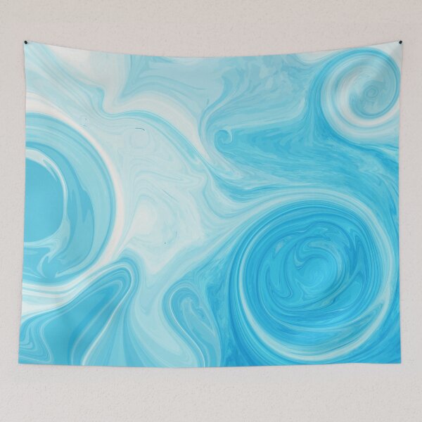 Item preview, blue ocean water waves designed and sold by meh4u2.