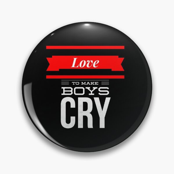 Item preview, I Love To Make Boys Cry designed and sold by Letters-Art.