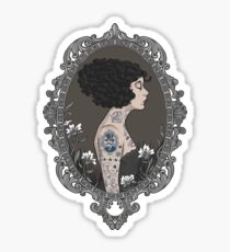 La Femme Tattoue Sticker