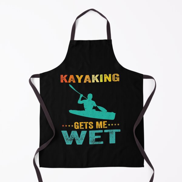 Item preview, kayaking gets me wet, funny vintage retro sunset kayak, unique gifts for kayaker designed and sold by PRINTED ..