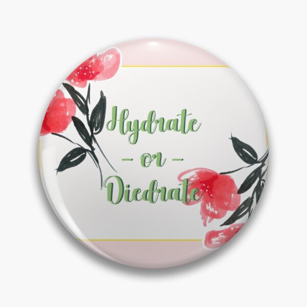 Item preview, Hydrate or diedrate h2o just add water hydro sticker 4 designed and sold by DoodlesFlowers.