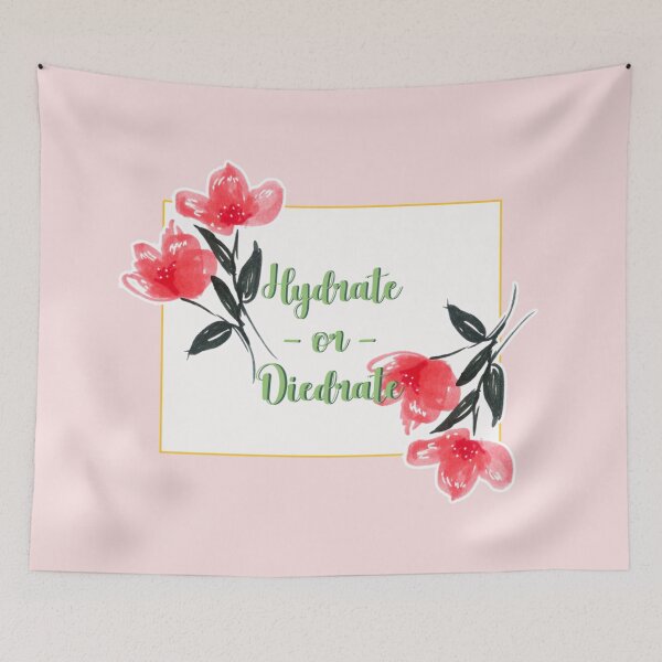 Item preview, Hydrate or diedrate h2o just add water hydro sticker 4 designed and sold by DoodlesFlowers.
